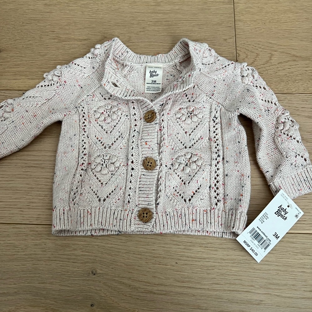 Brand new baby sweater